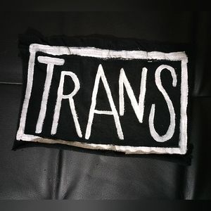 TRANS Handpainted Patch